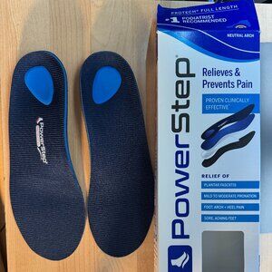 PowerStep ProTech Full Length Insoles NEUTRAL ARCH SZE M 5-51/2 W 7-7 1/2 B